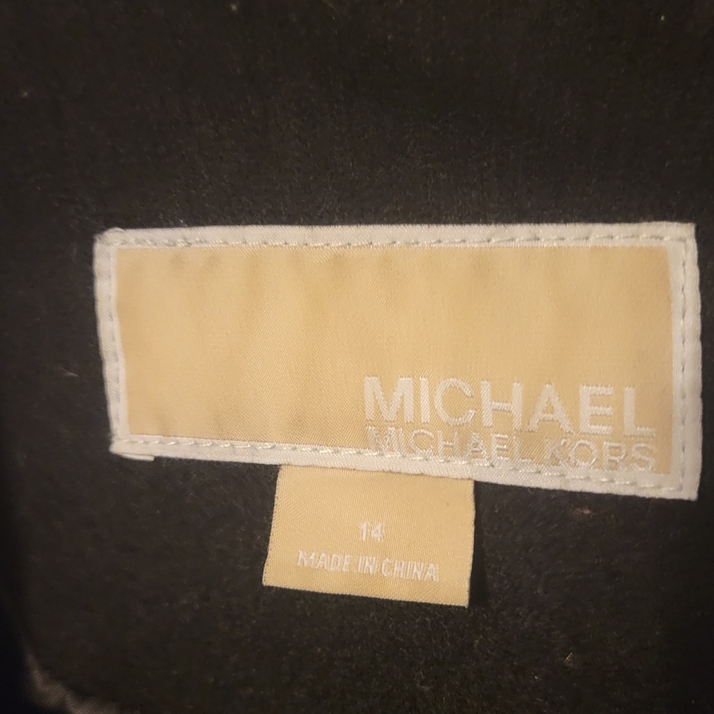 MICHAEL Michael Kors Black Coat w/ gold buttons - 14 - Picture 4 of 7